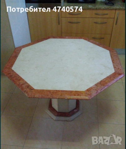 Трапезна маса от Мрамор, снимка 2 - Маси - 53635529