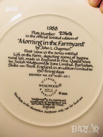 колекционерска порцеланова чиния за стена 2 , снимка 4 - Декорация за дома - 38939418