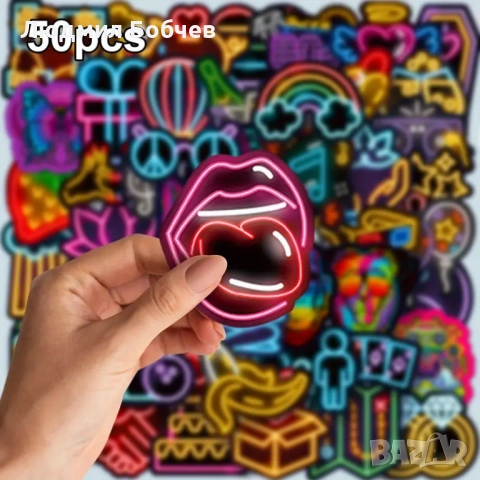 200бр. различни стикери с доста качествена изработка на принта за 20лв., снимка 7 - Други - 52836230
