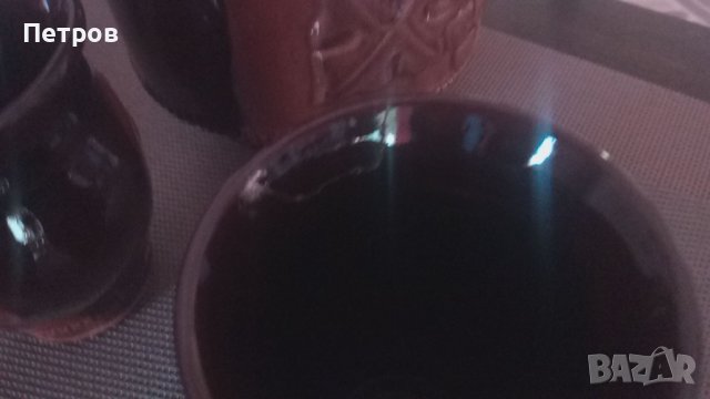 Продавам битов,стар сервиз за вино.Ръчна изработка.Лимитирана серия.Чашите са 6 броя., снимка 3 - Други ценни предмети - 39156297