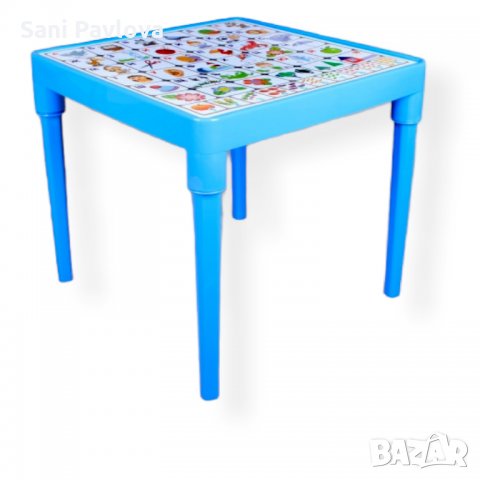 Комплект детска маса с Българската азбука и столче, снимка 5 - Играчки за стая - 34548917