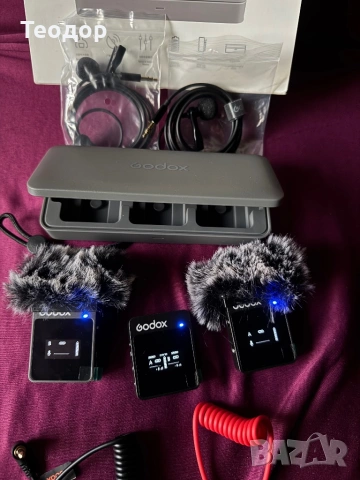 Godox микрофони, снимка 3 - Слушалки и портативни колонки - 53124007