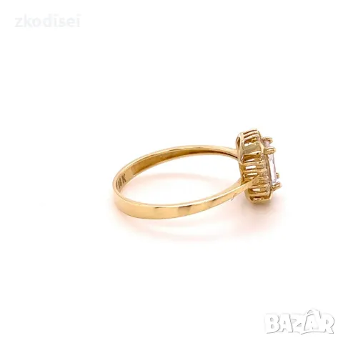Златен дамски пръстен 1,78гр. 14кр. проба:585 модел:26601-4, снимка 2 - Пръстени - 47847989