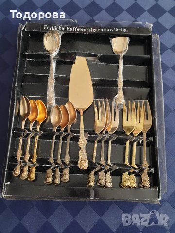 Комплект десертни прибори -  15 части