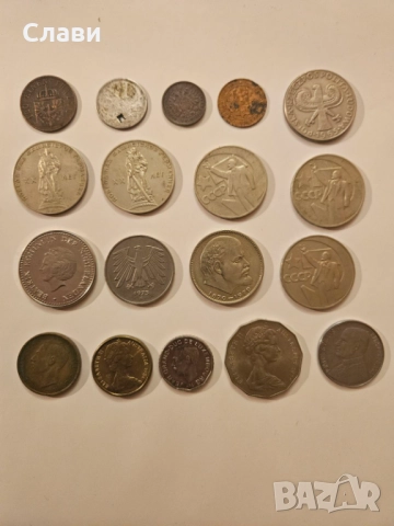 Чуждестранни монети различни видове, снимка 2 - Нумизматика и бонистика - 50943633