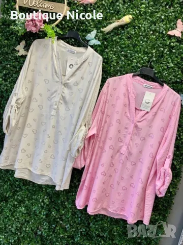 Нежни дамски ризи на сърчица  , снимка 1