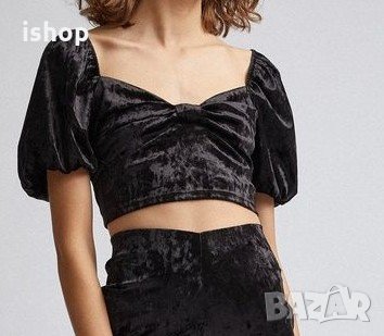 Къса Блуза От Плюш