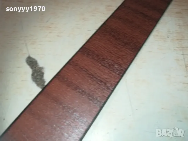 КОЛАН 143СМ КАФЯВ С ЧЕРНИ ШАРКИ 2110241404, снимка 2 - Колани - 47663101