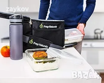 PrepNaturals 5 пакета от 30 унции стъклени контейнери за приготвяне на храна, снимка 2 - Други - 49217214