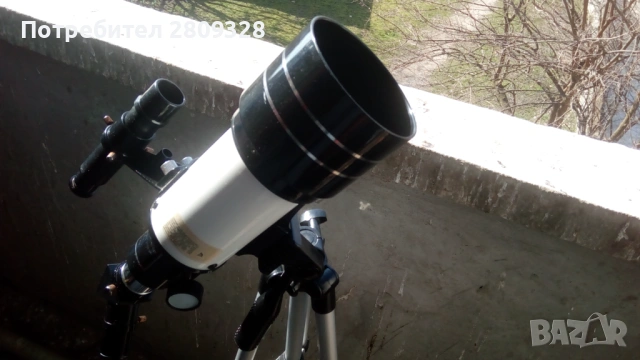Телескоп астрономически рефрактор с тринога, снимка 5 - Други игри - 53779637
