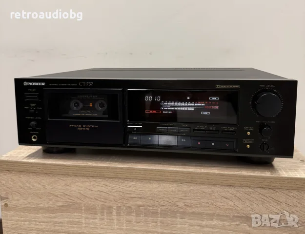 🔈Винтидж триглав дек PIONEER CT-737 - Made in Japan - профилактиран🔈