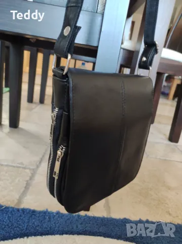 Елегантна дамска чанта, мека естествена кожа., снимка 10 - Чанти - 49008394