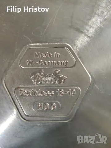 Тенджера под налягане  FISSlER, снимка 2 - Съдове за готвене - 48740433