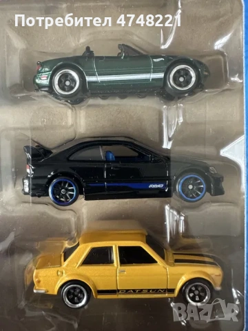 Hot wheels 6 pack Toyota Mazda Nissan Honda Acura Datsun +подарък, снимка 6 - Колекции - 53753017