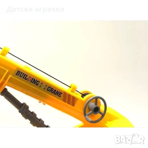 Камион кран фрикционен 34см, снимка 4 - Коли, камиони, мотори, писти - 48656892