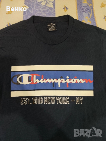 Мъжка Тениска CHAMPION, снимка 2 - Спортни дрехи, екипи - 49414998