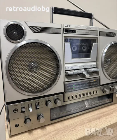 🔉Ретро колекционерски радиокасетофон AKAI AJ-500FL - Boombox - Профилактиран🔉, снимка 6 - Радиокасетофони, транзистори - 56001951