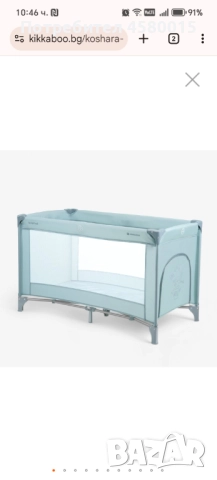 Сгъваема детска кошара със сгъваем матрак за нея