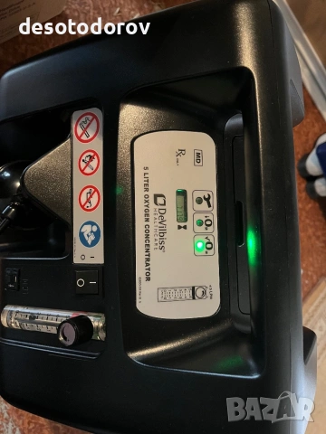Продавам кислороден концентратор DeVilbiss Compact 525 с  2.5 години гаранция, снимка 5 - Медицинска апаратура - 53570058