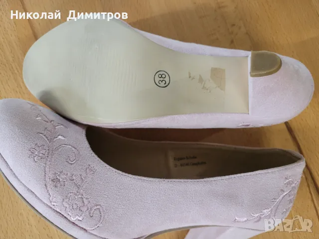 Продавам дамски обувки Esgano Schuhe 38 номер, снимка 3 - Дамски ежедневни обувки - 49071730