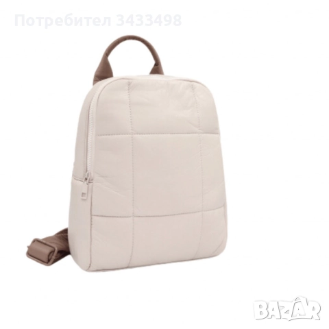 Капитонирана дамска раничка, снимка 4 - Раници - 51960420