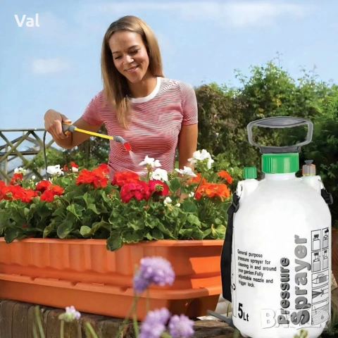 Ръчна градинска пръскачка под налягане 5L, 3 Bar, снимка 8 - Градинска техника - 53821541