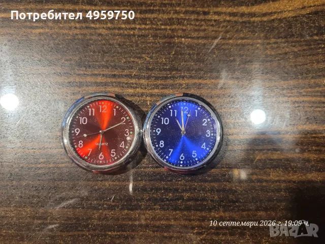  миниатюрни аналогови кварцови часовника за автомобилно табло 