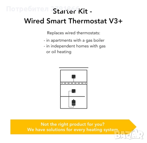 tado° Smart Thermostat Starter Kit V3+ Интелигентно управление на отоплението, снимка 8 - Други - 51956068