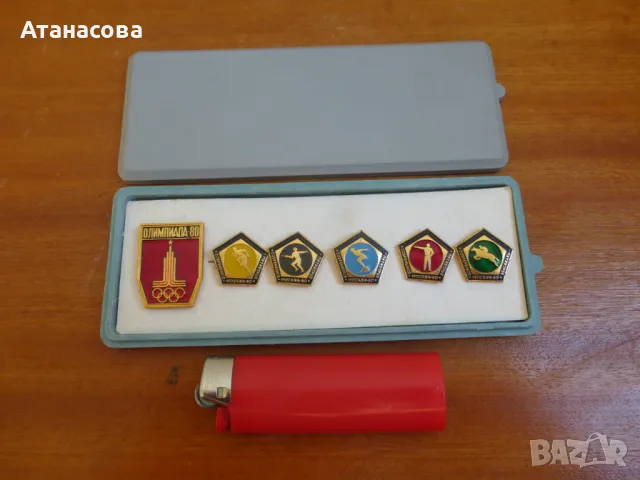 Комплект значки Олимпиада Москва 80 значка 