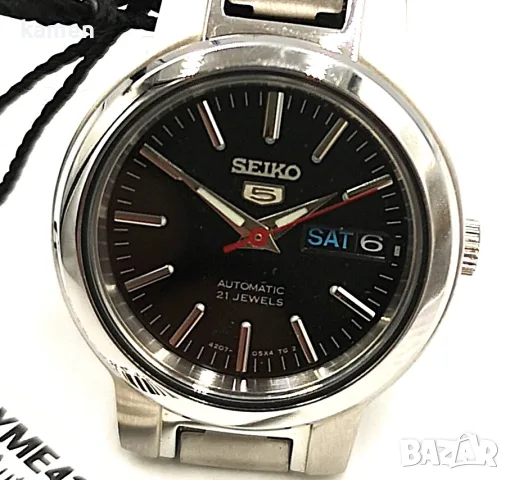 Seiko 5- SYME43K1 Чисто нов дамски автоматичен часовник – пълен комплект, с етикети и кутия, снимка 2 - Дамски - 56237005