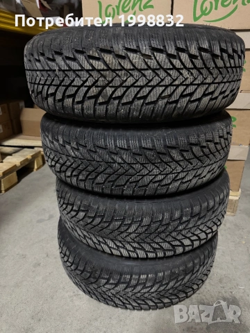 4 бр Алуминиеви джанти 5х100 със зимни гуми