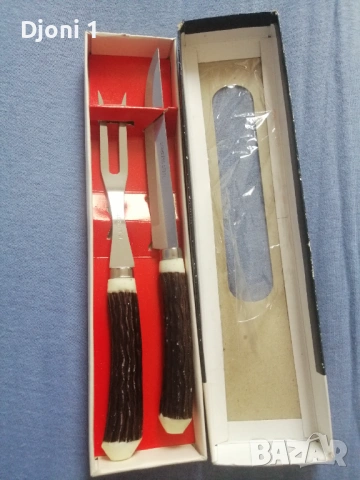 Винтидж Carving Set , снимка 2 - Прибори за хранене, готвене и сервиране - 53632514
