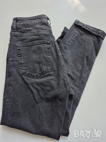 Дамски черни дънки H&M, снимка 2 - Дънки - 51316374