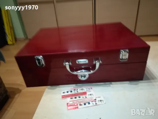 МАРКОВ ДЪРВЕН КУФАР С ЧЕКМЕДЖЕ 1912241550LNWC, снимка 8 - Антикварни и старинни предмети - 48405806