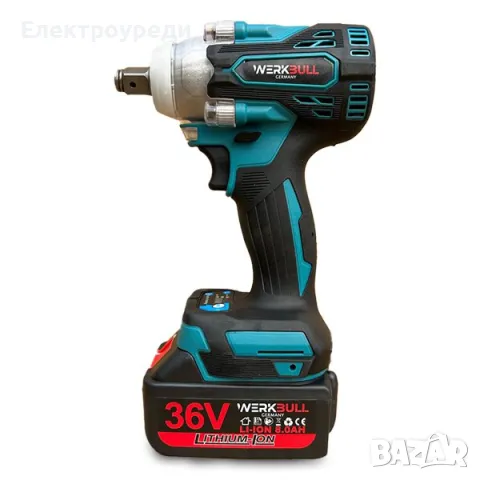 4в1 Комплект Акумулаторен трион 16 см шина, ъглошлайф 125ММ, гайковерт  винтоверт 36V  3 бр. батерии, снимка 2 - Други инструменти - 47614918