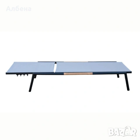 Градински шезлонг с 5 позиции – Бял или Черен | 200 см, снимка 5 - Градински мебели, декорация  - 53869430