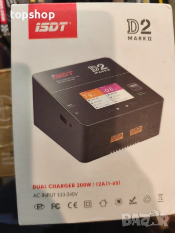 Чисто ново двуканално интелигентно зарядно устройство ISDT D2 Mark 2  , снимка 10 - Друга електроника - 55729607
