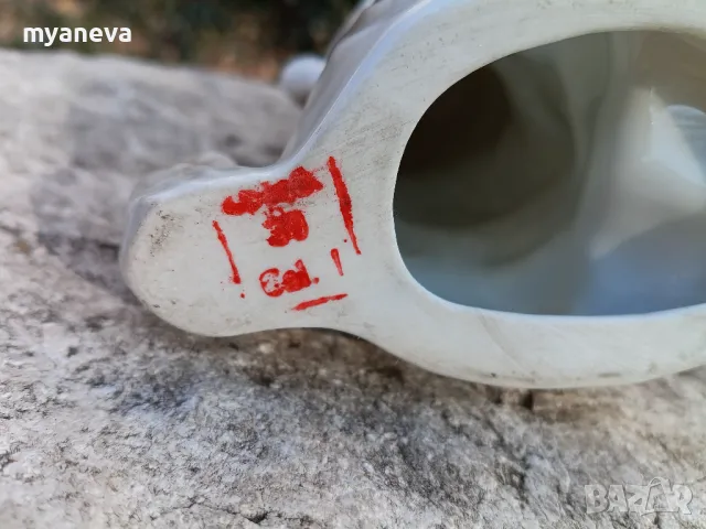 Порцеланова, руска статуетка на куче от 1960 г. , снимка 5 - Статуетки - 49090135