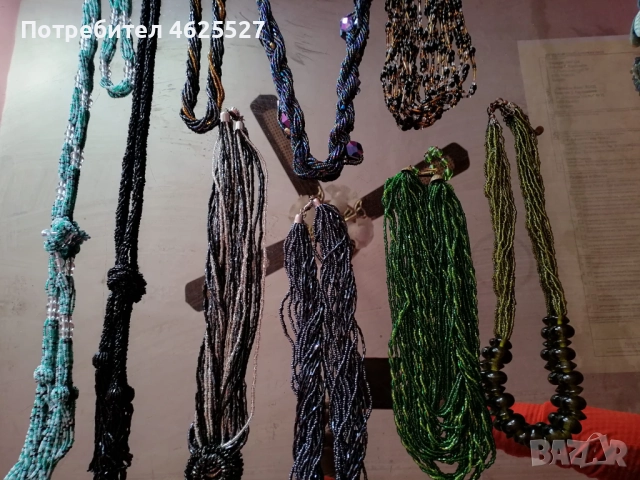 Колиета от мъниста и естествени материали , снимка 6 - Колиета, медальони, синджири - 52089550