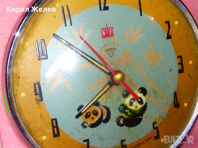 SHANGHAI CHINA Стар РЯДЪК КОЛЕКЦИОНЕРСКИ РЕТРО МЕХАНИЧЕН КИТАЙСКИ БУДИЛНИК ШАНХАЙ 30792, снимка 10 - Антикварни и старинни предмети - 44548936