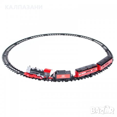 Classic Train Влак с пътнически и товарни вагони диам.100см. R/C 1908F099, снимка 2 - Влакчета, самолети, хеликоптери - 38671063