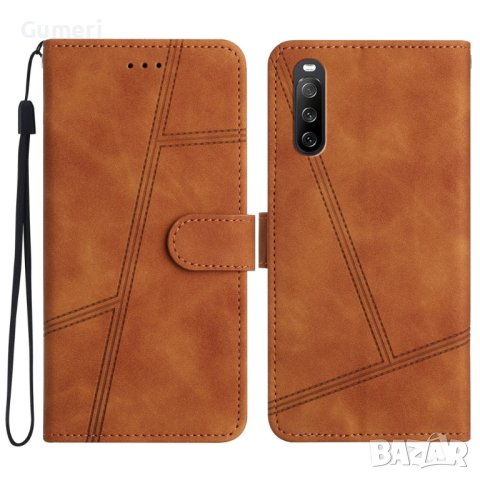 Sony Xperia 10 V Тефтер Стойка, снимка 3 - Калъфи, кейсове - 41615764