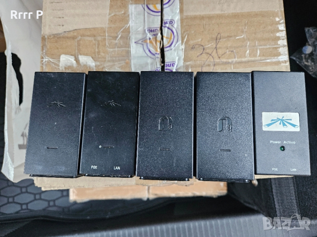 Ubiquiti POE адаптори/захранване с кабел