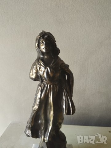 метална статуетка-викториянска дама, снимка 2 - Други ценни предмети - 41930929