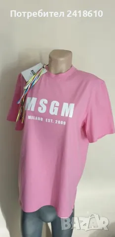 MSGM Milano  Oversize Cotton Womens Size XS НОВО! ОРИГИНАЛ! Дамска Tениска!, снимка 2 - Тениски - 50104351