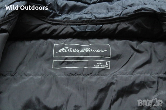 EDDIE BAUER - две мъжки олекотени пухени якета, размер L; пухенки, снимка 11 - Якета - 52368168