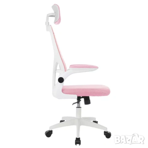 Офис стол за бюро розов или сив / Детски ученически стол за бюро, снимка 11 - Столове - 53279995