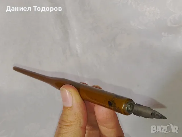 Стара Медна Мастилница и Перодръжка, снимка 16 - Антикварни и старинни предмети - 48826457