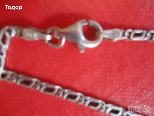 Страхотна сребърна верижка 925 , снимка 2 - Колиета, медальони, синджири - 42202778