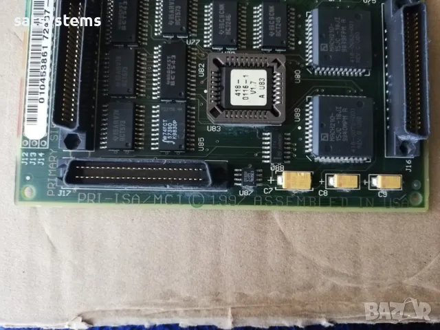 TELEPHONY IF BD PRI-ISALC-2E PRI-ISA-MCI AUSTEL PERMIT A960428 16-bit ISA Industrial Motherboard , снимка 8 - Други - 48105996
